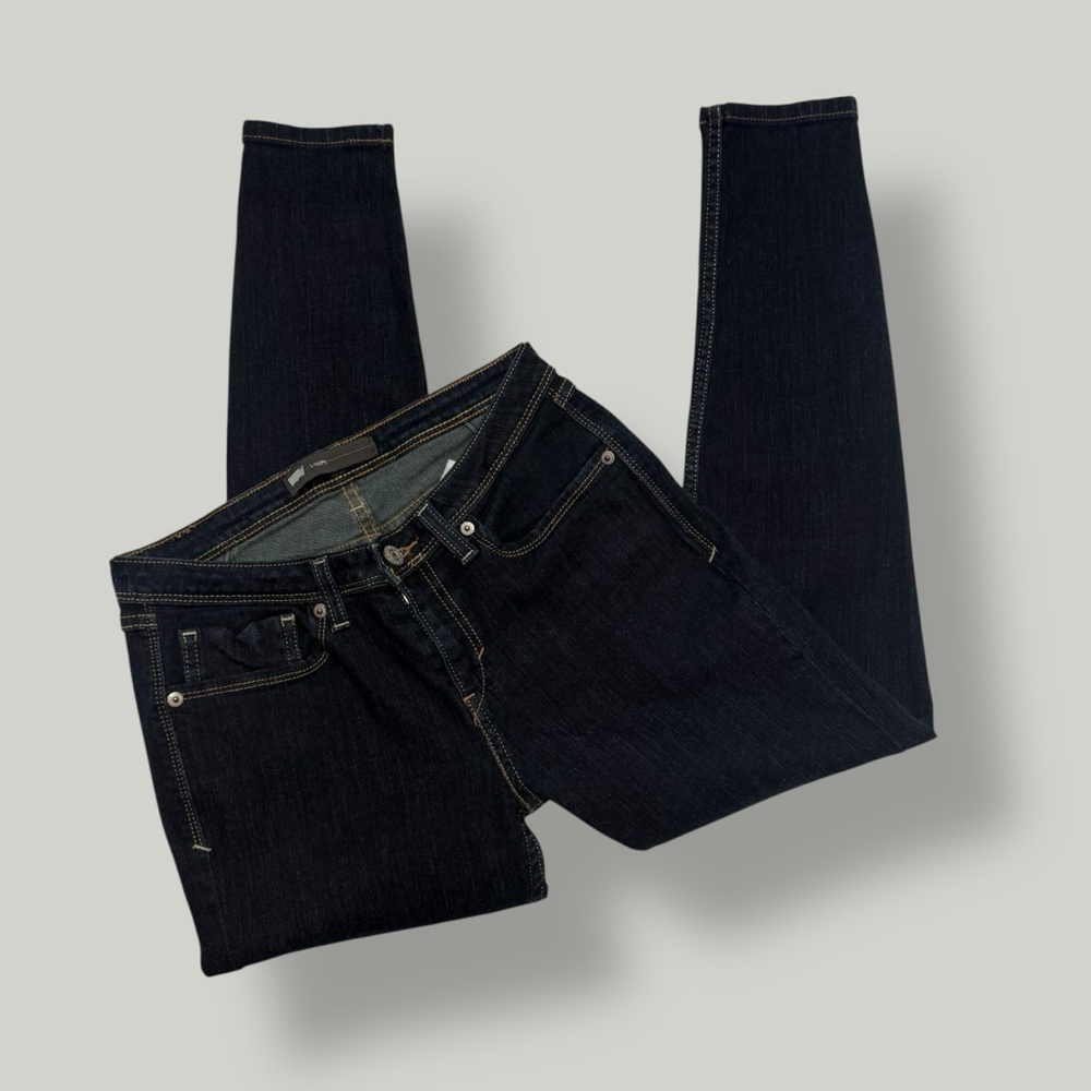 LEVI'S Legging Jeans Women Size 27 Dark Blue Wash Denim Mid-rise Skinny